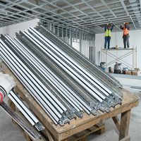 Profilés et rails en acier galvanisé haute performance pour cloisons sèches, décoration murale et utilisation comme matériaux de construction