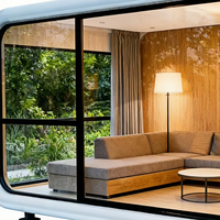Ray-Zen Luxe Préfabriqué Pomme Quartiers Acier Léger Modulaire 20Ft 40Ft Chambre Moderne Studio Pod Conteneur Acoustique-Proof
