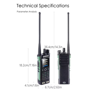 สำหรับวิทยุสื่อสารแบบสองทาง Baofeng UV-32 Pro กำลังส่ง 10 วัตต์ หลายย่านความถี่ พร้อม GPS UV32PRO และแอป Woki Toki ระยะไกล และพอร์ต USB - Product Image 6