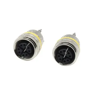 Conector de código M12 X, conector Industrial IP67, enchufes macho hembra moldeables de 8 pines, conector electrónico impermeable - Product Image 3