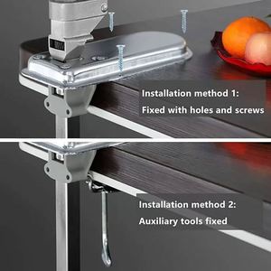 En promotion : Grande machine de découpe robuste, ouvre-boîte commercial manuel à lame tranchante, monté sur table, usage intensif - Product Image 2