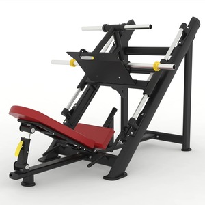 Equipo de gimnasio comercial, entrenamiento de fuerza, placa de peso, carga, máquina de prensa de piernas con inclinación lineal, prensa de piernas de 45 grados - Product Image 2