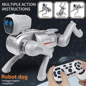 Chien robot intelligent avec contrôle par application, interaction vocale et commandes programmables, chien robot télécommandé 2,4 GHz - Product Image 3