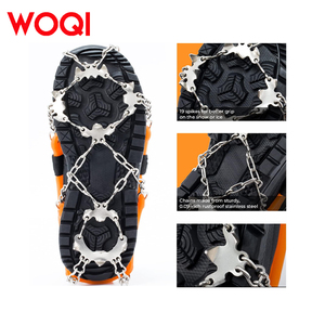 WOQI Unisex in acciaio inox denti in Silicone fascia scarpe artigli punte ampiamente usato per escursioni scarponi da montagna campeggio prodotti per l'escursionismo - Product Image 2