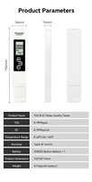 Meilleure vente testeur de compteur Tds stylo compteur Tds compteur Tds/ec compteur sans rétro-éclairage pour aquarium