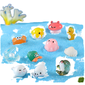 18-Phong Cách Tự Làm Nhựa Thủ Công Dễ Thương Động Vật Biển Mini Aquarium Trang Trí Nội Thất Bao Gồm Mực Kẻ Giết Cá Voi Ẩn Ẩn Cua Cho Trang Trí Nội Thất - Product Image 1