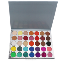 Palette d'ombres à paupières sèches végétaliennes Poudre de finition chatoyante pour un teint profond Expédition rapide Maquillage à bas prix de marque privée