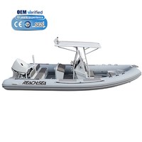 Bateau pneumatique SP650 650 cm avec coque en aluminium Hypalon et console