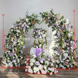 Best Seller Artificial flowers for standup arch Silk <b>Rose</b> Flower Wedding Arch Backdrop - Product Image 2