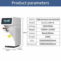 Machine à Infuser le Thé Commerciale Bleton avec Moteur et Boîte de Vitesses Entièrement Automatique Économiseur d'Énergie pour les Magasins de Bubble Tea