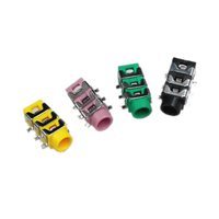 PJ-313D PJ313 SMD 6Pin SMT 3.5mm femelle connecteur audio stéréo noir et vert prise casque