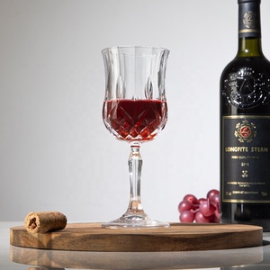 Coupes en Verre Vintage avec Motif Feux d'Artifice en Relief, Verres à Vin <span class=keywords><strong>Rouge</strong></span> à Pied et Flûtes à <span class=keywords><strong>Champagne</strong></span> pour Mariage - Product Image 5