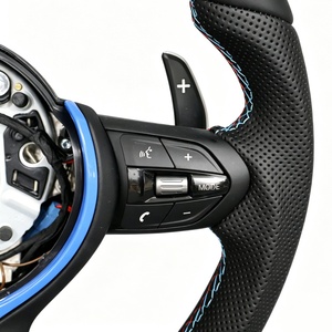 Volante de Cuero Personalizado de Primera Calidad para <span class=keywords><strong>BMW</strong></span> M135i M440i F91 F92 F95 F96 F97 - Product Image 6