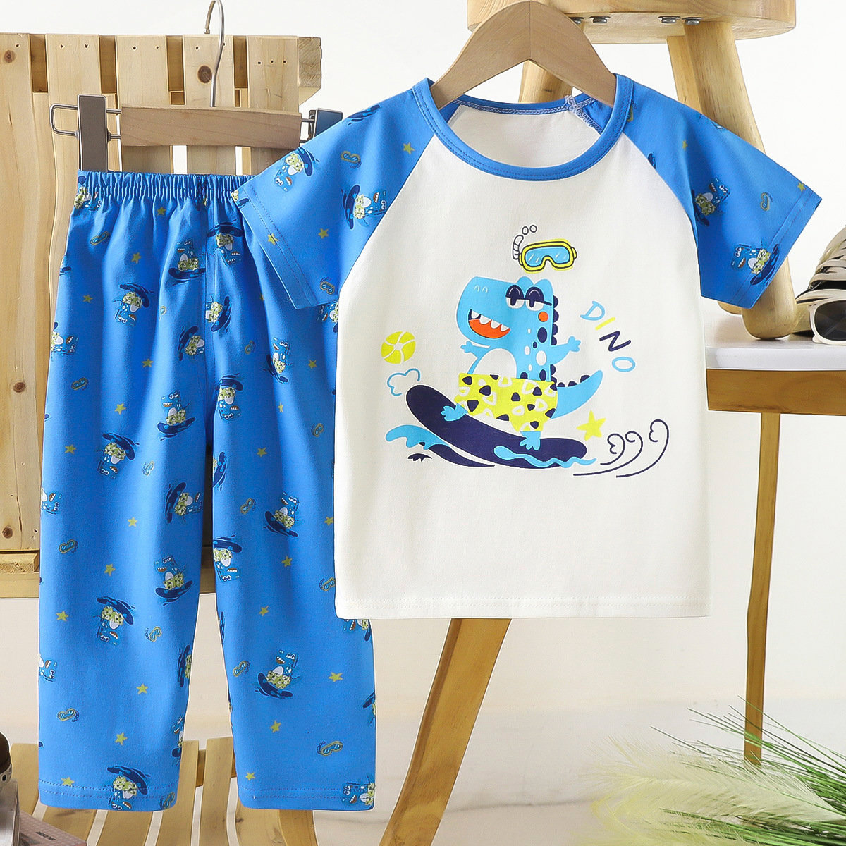 Dxck16 - Pantalón corto de manga corta - Dragón surfista