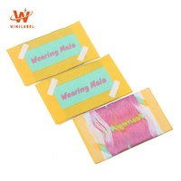 Étiquettes tissées, Damask, découpé à chaud, pour vêtements, Logo Textile personnalisé de couleur mixte, pour chemises, nouvelle collection,