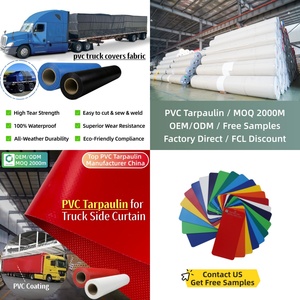 Bâche enduite en <span class=keywords><strong>PVC</strong></span> tissé haute densité <span class=keywords><strong>900G</strong></span>, imperméable, résistante aux produits chimiques, imprimable, pour rideau latéral de camion - Product Image 4