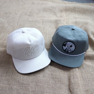 Casquette Snapback Personnalisée OEM à 5 Panneaux, Bord Plat, Logo Personnalisé, Imperméable, Performance en Nylon, Non Structurée, Surf, Corde, Casquette de <span class=keywords><strong>Surfeur</strong></span> - Product Image 2