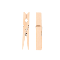 Pinzas de Madera con Resorte, Pinzas para Ropa de Madera Natural, Pinzas Resistentes para Secar Ropa, Manualidades y Decoración