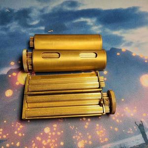 Vintage Brass Manual <b>Cigarette</b> Roller <b>Machine</b> for Men and Women Compact Lightweight Durable Black Finish Custom Logo Option - Product Image 2