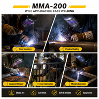 Soudeuse portable à inverter MMA Lift TIG JUBA MMA-200 120/230V double tension 4.9/10.5kva DC IP21S – Nouvelle et abordable