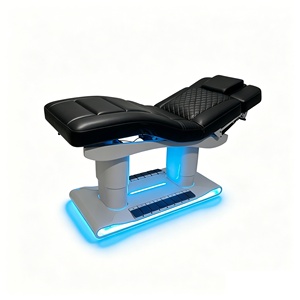 Cama de Belleza Facial Eléctrica de Lujo con 4 Motores y Doble <span class=keywords><strong>Columna</strong></span>, Mueble Portátil para Salón, Cama Eléctrica de Lujo para Pestañas - Product Image 5