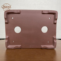 Pot à Bonsaï Rectangulaire en Argile Violette Yi Xing, Meilleure Vente, Classique, avec Trou de Drainage, Respirant, Durable, Écologique, Fait Main