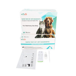 Kit de test rapide Vivatest Feline FELV FIV, 10 pièces, bandelettes de détection d'anticorps pour chats, diagnostic vétérinaire, certifié CE - Product Image 1