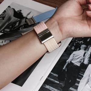 <span class=keywords><strong>Correa</strong></span> de Reloj de Nailon Elástica para iWatch, Precio de Fábrica CM, <span class=keywords><strong>Correa</strong></span> de Reloj Trenzada para <span class=keywords><strong>Apple</strong></span> <span class=keywords><strong>Watch</strong></span> Series 7 6 5 SE - Product Image 6