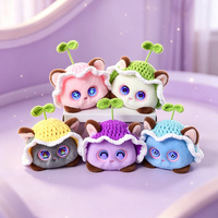 Peluche interactive IA pour chat avec rembourrage en coton PP et doublure en maille - Voix personnalisée pour l'étude, le travail, les loisirs et le confort
