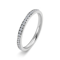 Design de mode Super Mince Femmes Knuckles Anneaux Or Plaqué En Acier Inoxydable Cristal Diamant Anneau