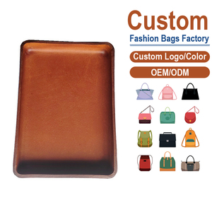 Plateau en cuir épaissi fait main pour objets de collection Wenwan – Plateau de rangement durable en cuir de vachette - Product Image 2