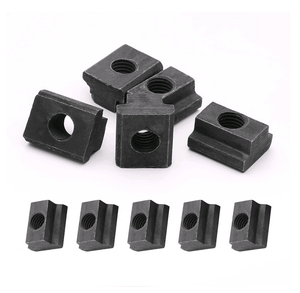 Leite M10 t-khe Nut, Oxit Đen kết thúc bảng khe cắm, 3/8 chủ đề t khe cắm đường sắt - Product Image 2