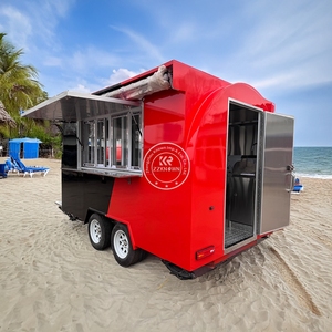 Chariot de restauration mobile de rue 2025 pour hot-dogs, glaces, gâteaux, en-cas - Product Image 2