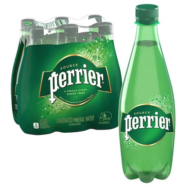 2021 ventas Natural puro Perrier agua de Francia promoción barato Perrier agua Mineral carbonatada