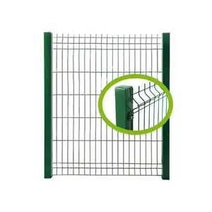Kaynaklı tel örgü çit panelleri 6 Gauge/ Grillage Rigide