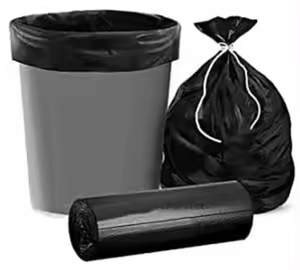 Eco Friendly Biodegradable Plastic <b>Drawstring</b> <b>Pouch</b> Compostable Grocery Refuse Rubbish Garbage Trash Bag - Product Image 5