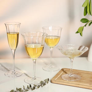 Copas <span class=keywords><strong>de</strong></span> Vino al por Mayor con Diseño <span class=keywords><strong>de</strong></span> Encaje Vintage, Elegantes Copas <span class=keywords><strong>de</strong></span> Vino Highball, <span class=keywords><strong>Juego</strong></span> <span class=keywords><strong>de</strong></span> Copas <span class=keywords><strong>de</strong></span> Cristal para Cócteles, Martini, Copas <span class=keywords><strong>de</strong></span> Colores - Product Image 2