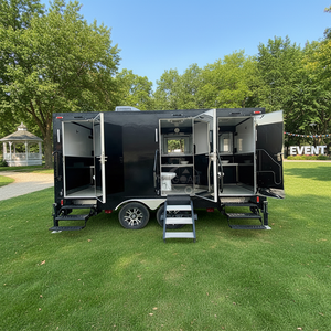Remorque Sanitaire Mobile de Luxe Personnalisable avec Éviers et Toilettes pour la <span class=keywords><strong>Location</strong></span> d'Événements - Product Image 1