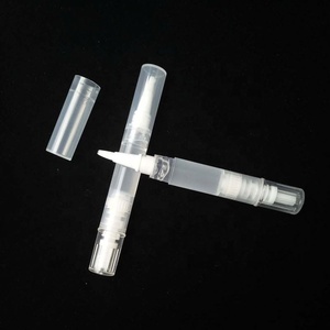 Custom Airless Pump Empty 5ml Nail Growth Oil Tube Cosmetic Packaging Twistable Lip <b>Gloss</b> Container Cuticle Pen - Product Image 2