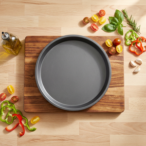 12.5 Inch Non-Stick Carbon Steel Pizza Crisper Pan <b>Baking</b> Dish and Crispy <b>Accessory</b> - Product Image 2