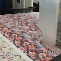 Encre de revêtement 900Dpi 1150 m²/h adaptée au motif d'impression TIF JPG PDF File Imprimante à ceinture numérique Machine d'impression numérique sur tissu