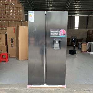 Réfrigérateur à double porte de style domestique, 573 litres, à froid ventilé, sans givre, avec congélateur supérieur, haute qualité, grande capacité, pour hôtel et extérieur - Product Image 5