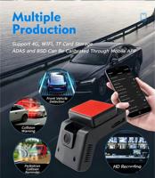 Pelacakan GPS 4G Video Langsung 1080p Kamera Ganda AI Dash Cam dengan ADAS Pemantauan Armada SJS SJ-AT603 Sudut 130-150 Garis Pandang Garis Pandang Lebar Garansi 1 Tahun