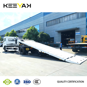 Camión de Remolque de Plataforma Plana DONGFENG 4x2 con Grúa Diésel, Camión de Rescate para Vehículos Accidentados - Product Image 5