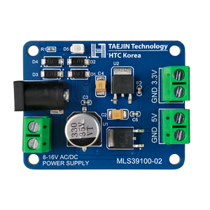 Module d'alimentation AC/DC 8-16V avec double sortie 5V 3.3V, régulateur linéaire à bornes à vis LM39100-02 pour applications industrielles - Product Image 5