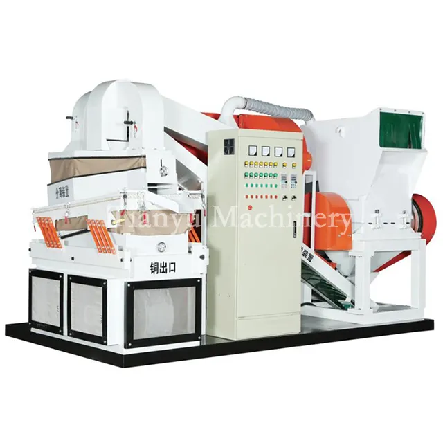 2022 Tianyu Copper Wire Chopping System Copper Wire Recycling Equipment Scrap Cable Wire Granulator Machine For Sale In India