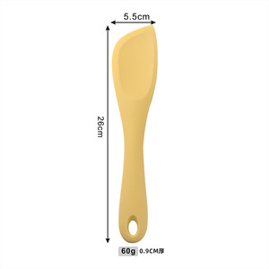 Spatule en silicone monobloc coudée pour gâteaux, résistante au four et au lave-vaisselle, ustensile de cuisine pour pâtisserie - Product Image 4