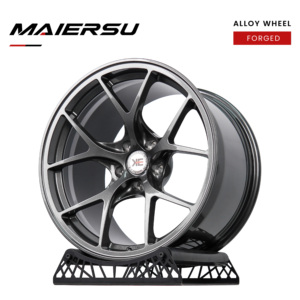 Ruedas Deportivas Ligeras Maiersu de 18, 19, 20 y 21 Pulgadas para Autos de Carreras, Forjadas en Color Gris Metálico, 5x112 5x120 para <span class=keywords><strong>BMW</strong></span> M3 M4 M5 - Product Image 3
