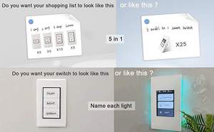 Interrupteur mural intelligent, produits d'automatisation de la maison intelligente, interrupteur d'éclairage 1/2/3/4 voies, Tuya Smart Life, Home Assistant, Alexa/Google Home - Product Image 5
