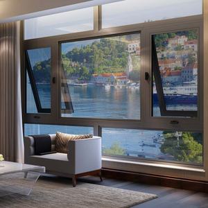 Fenêtre en aluminium <span class=keywords><strong>de</strong></span> style balançoire au design moderne avec seuil <span class=keywords><strong>de</strong></span> charge sans fil en verre trempé Chargeur pour appareil <span class=keywords><strong>mobile</strong></span> en fibre <span class=keywords><strong>de</strong></span> verre - Product Image 1